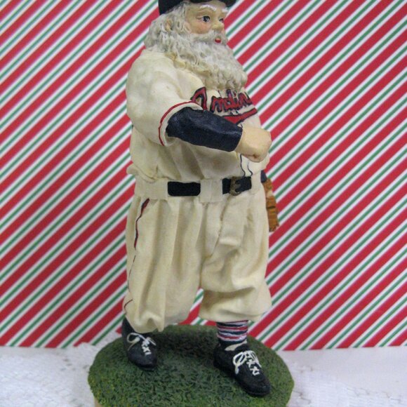 Cooperstown Santa Claus 1948 Cleveland Indians 6.5" Figurine Vtg 1994 With Box - Picture 5 of 8